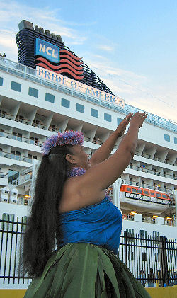 NCL's Pride of America and Hula Dancer